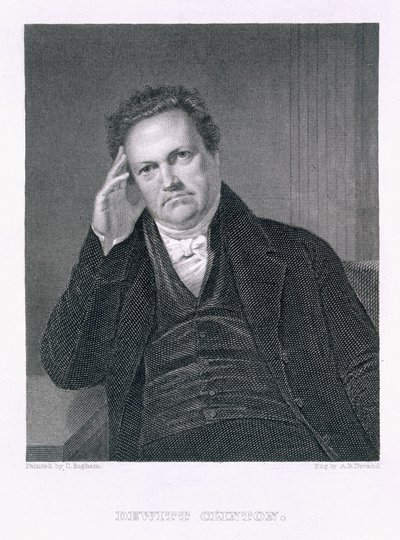 DeWitt Clinton, engraved by Asher Brown Durand by Charles Cromwell Ingham